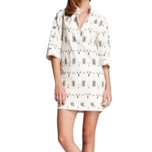 ❤️ 3 for $35 Derek Lam 10 Crosby ikat tribal print shirt sheath dress xs small